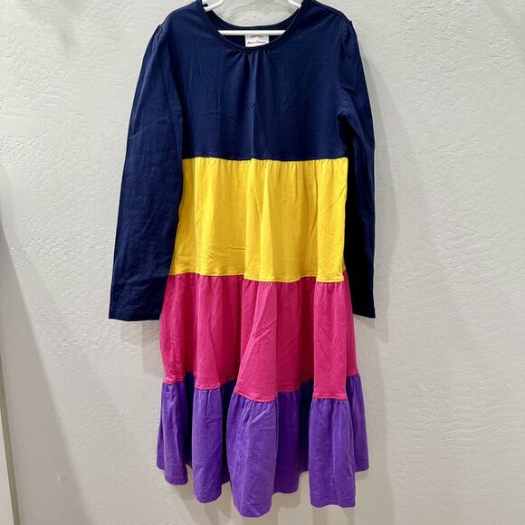 Hanna Andersson Bright Multi Rainbow Twirly Dress - Picture 1 of 7